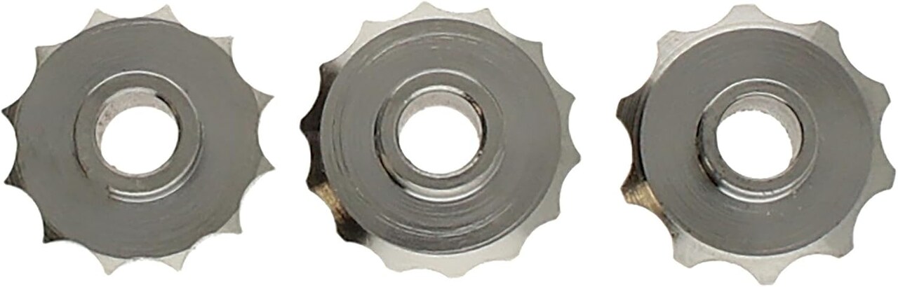 The Beadsmith Create Recklessly Overstitch Wheel System – Handle, Spacing Wheels & Screwdriver – Wheel Sizes are 5, 6 & 7 Holes Per Inch – Marks Leather, Fabric and Paper – Evenly Marks Spacing